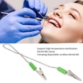 thumbnail image 4 of Clip 5 Uds., Soporte Para Servilletas Con Clip Para Babero De Laboratorio Dental Con Cadena De Bolas De Acero Flexible, Suministros Para Dentistas, 4 of 7