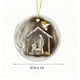 thumbnail image 2 of Adornos navideños, regalos navideños, adornos navideños redondos de acrílico para colgar en el belén de 8 cm, adornos navideños de acrílico transparente de colores, colgantes para puertas y ventanas d, 2 of 5