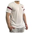 thumbnail image 3 of Playera Wilson Talla G Deportiva manga corta básica blanca detalles vino, 3 of 4
