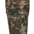 thumbnail image 3 of Pantalón cargo Wrangler Authentics, corte holgado, elástico, verde y marrón, 3 of 6