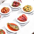 thumbnail image 4 of Mesa De Comedor Giratoria Manual 360, Giratorio Alimentos, Bandeja Giratoria Alimentos Tren Servir Alimentos Bandeja Organizadora Alimentos Rotación Portátil Para, 4 of 7