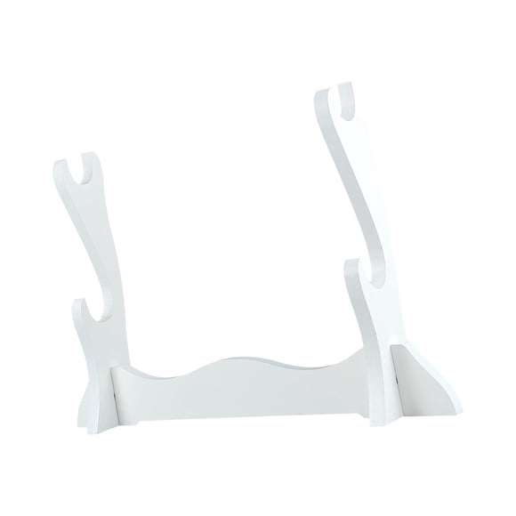 Soporte para espada samurái, soporte de escritorio para flauta china, tablero de madera de densidad media para espada. 2 niveles