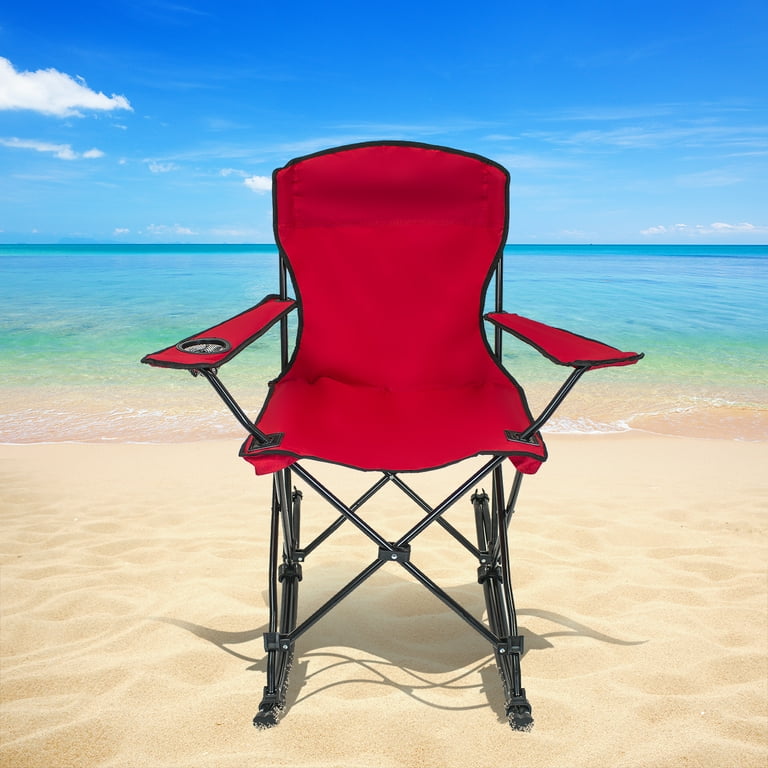Reclining rocking on sale camp chair