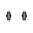thumbnail image 2 of Yuarrent Luces traseras de bicicleta LED USB Bicicletas de montaña Lámpara trasera Suministros de emergencia Blanco 2piezas Yuarrent CBP013858, 2 of 5