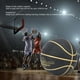 thumbnail image 3 of Pelota de Baloncesto de Goma Segura para Adolescentes Superficie de Partículas Grandes Resistente Al Sudor con Tacto Suave Apariencia Negra para Entrenamiento ANGGREK Otros, 3 of 8