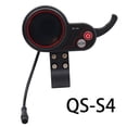 thumbnail image 4 of QS-S4 36V-60V Thumb Throttle LCD Display+3PIN Lgnition Lock Key for Zero 8 9 10 8X 10X Electric Scooter 6PIN Display, 4 of 8