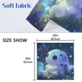 thumbnail image 5 of Napkin Satin Napkin 20*20Inchx6 Kitchen Towel Dinner Plate Towel Decorative Towel Napkin Tea Towel Suitable For Kitchen Table Blue Cartoon Monster, 5 of 8