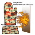 thumbnail image 5 of Gaeub Colorful Hawaii Palms Print Oven Mitts and Pot Holders Sets of 2,Heat Resistant Pad,Cooking Gloves, for Baking BBQ Home Decor, 5 of 7