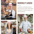 thumbnail image 2 of WRITWAA 9-Piece Chef Hats Set for Men and Women Bakers, Comfortable and Kitchen Headwear, 2 of 8