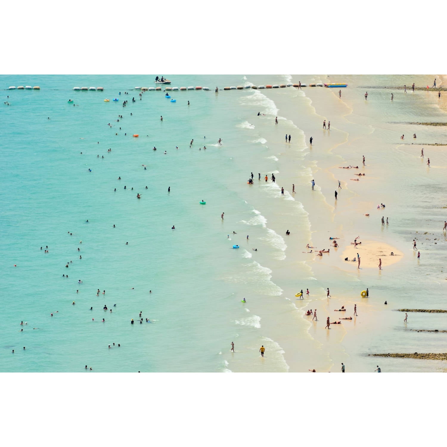 Marmont Hill "Fun at the Beach" Painting Print on Wrapped Canvas