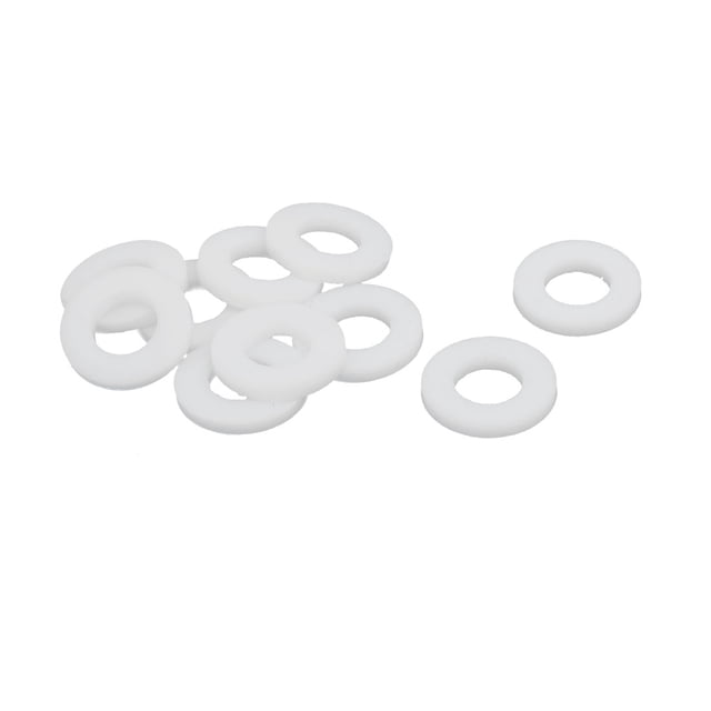 Unique Bargains Joint de Rondelle Rond en PTFE 16mmx8mmx2mm Blanc 10 Pcs