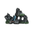 thumbnail image 2 of SPRING PARK Artificial Mountain Aquarium Decoration Fish Tank Resin Rockery Mountain Cave Ornaments Fish House Sleep Rest Hide Play Aquarium Decor, 2 of 7