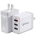 thumbnail image 1 of Chargeur Mural USB 3.0 à Charge Rapide, Adaptateur d'Alimentation Chargeur USB 3.0 QC 30W Portable, 1 of 5