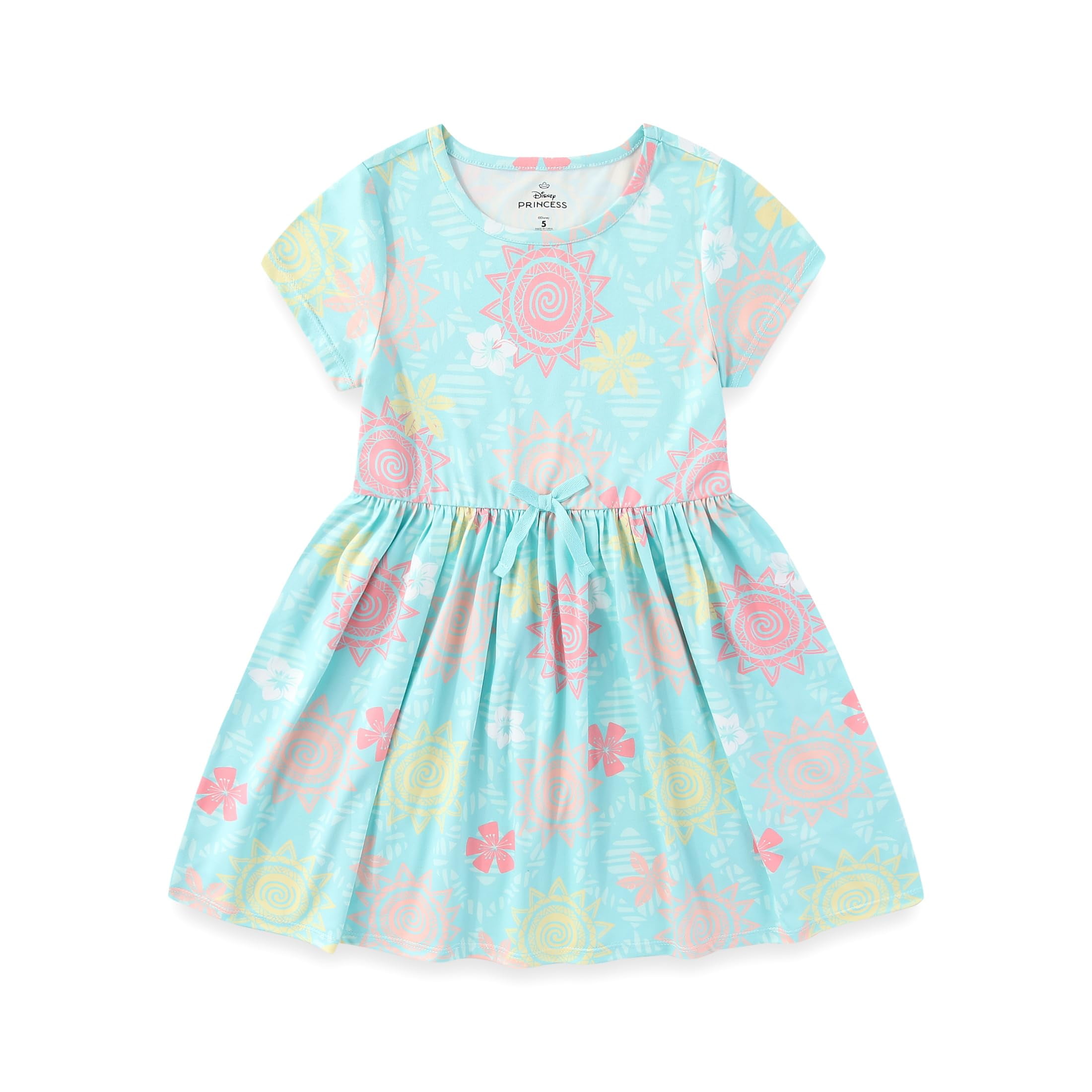 Disney Girls Princess Moana Dress for (Girls), 2 Pack, Sizes 2T-10