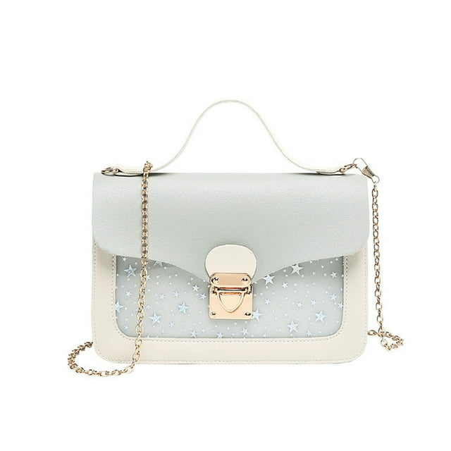 Guardurnaity Regalos coreanos brillantes para niñas de 10 años que cumplen 9 años Regalos para el año Regalos lindos y prácticos para el año Bolsas de mensajero y de hombro Gris 21 x 4.5 x 13 cm