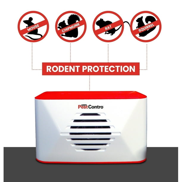 PestContro Portable Ultrasonic Rodent Repeller, BatteryOperated Pest