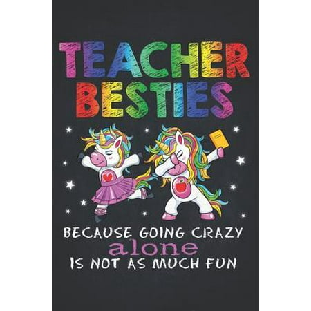 Unicorn Teacher: Ballet Teacher Besties Going Crazy Unicorn Composition Notebook College Students Wide Ruled Lined Paper Dabbing with b (Gifts For Best Friends Going To College)