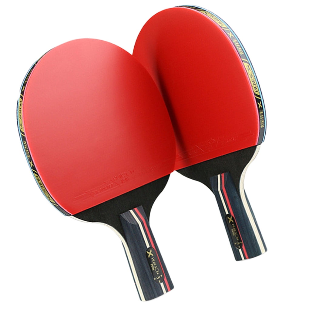 DEEPCRAFF 1Set Table Tennis Rackets with Anti Slip Grip Assorted Color for Indoor and Outdoor Training