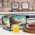 thumbnail image 6 of Lsque Coastal Palm Beach Print 4 Slice Toaster Cover , Kitchen Appliance Dustproof Protector , Toaster Protector Dustproof Kitchen Appliance Cover, 6 of 7