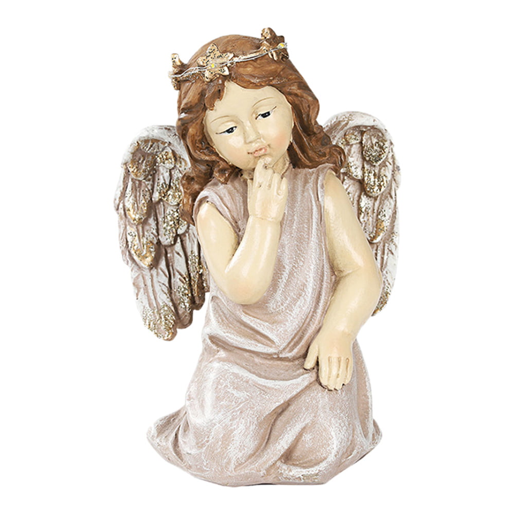 Angel Decorative Figures in Clam Sculpture Christmas 3in x 2 5/8in 