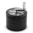 thumbnail image 1 of Herb Rotation Grinder Hojas de té Vanilla Gracio Herramienta Zinc Aleación Mano Trituradora Grande Capacidad Cocina Gadget Home Suministros Negro Methold HA011038-01, 1 of 7