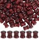 thumbnail image 1 of 1 caja de 140 piezas de cuentas de bambú, cuentas de madera rojo oscuro, tubo de ébano, varilla, energía natural, sueltas, sangre, espaciadores de madera de sándalo, 1 of 4