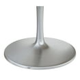 thumbnail image 5 of Gotham Dining Table 60" White & Silver, 5 of 7