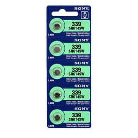Sony 339 - SR614 Silver Oxide Button Battery 1.55V - 25 Pack   FREE SHIPPING!