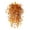 Orange, variant on Artificial Hanging Flowers, Orange Silk Mums Wisteria Vines, UV Resistant for Outdoor Porch Patio Window, Fall Autumn Decoration