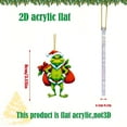 thumbnail image 3 of How the Grinch Stole Christmas Grinch Christmas Decorations, Christmas Tree Ornaments - Cute G-rinch Hanging Ornaments for Christmas Tree - Christmas Decor Indoors Home Party, 3 of 4