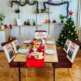 thumbnail image 6 of Christmas Dining Chair Covers Stretch Removable Washable Dining Room Chairs Protector Slipcovers Red Buffalo Plaid Merry Xmas Tree Kitchen Chair Cover for Xmas Holiday Party Home Kitchen Decor, 4 Pcs, 6 of 7
