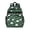 Green Cartoon Dinosaurs Leaves Pattern, variant on Green Cartoon Dinosaurs Leaves Pattern Cute School Backpack Bag for School with Padded Back and Adjustable Shoulder Straps 15.25"x11.5"x5.25"