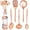 Copper, variant on Styled Settings Copper Stainless Steel Cooking Utensils Set