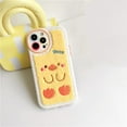 thumbnail image 4 of Cute Cartoon Duck Embroidery Hairy Phone Case Compatible with iPhone Case (Yellow,iPhone 13 Pro Max), 4 of 6