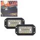 thumbnail image 1 of 2Pcs 12V 6 Inch Flush Mount Work Light 26 LED Super Bright Spotlight Car Headlights, 1 of 5