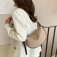 thumbnail image 3 of Stylago Crescents Shoulder Bags for Women Underarm Purses Mini Clutch Hobos Tote Handbag Zipper Closure Crossbody Bag Brown, 3 of 7