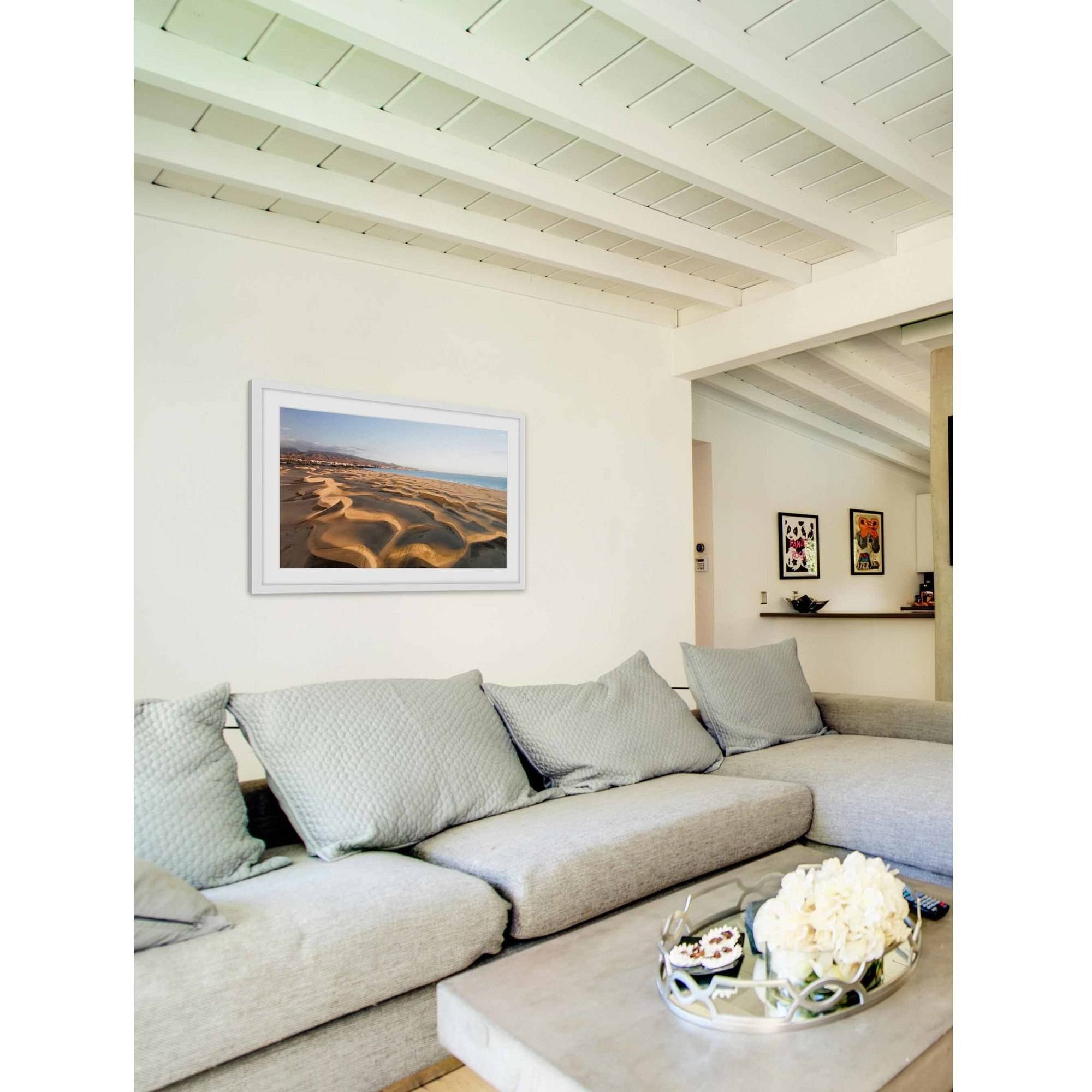 Marmont Hill "Waves in the Sand" by Karolis Janulis Framed Painting Print