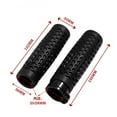 thumbnail image 2 of 1IN 25mm Motorcycle Grips Handlebar Hand Grips For Honda For Suzuki..., 2 of 6