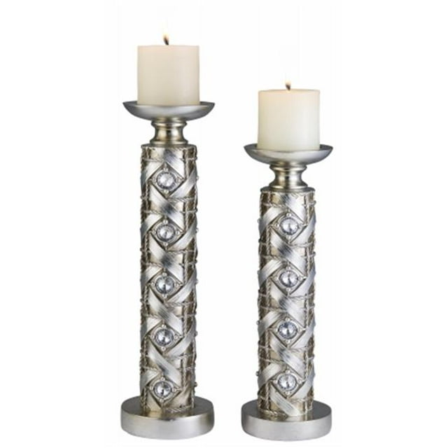 SINTECHNO K-4259-C4 Dazzle Candleholder Set, 14-Inch by 16-Inch Height