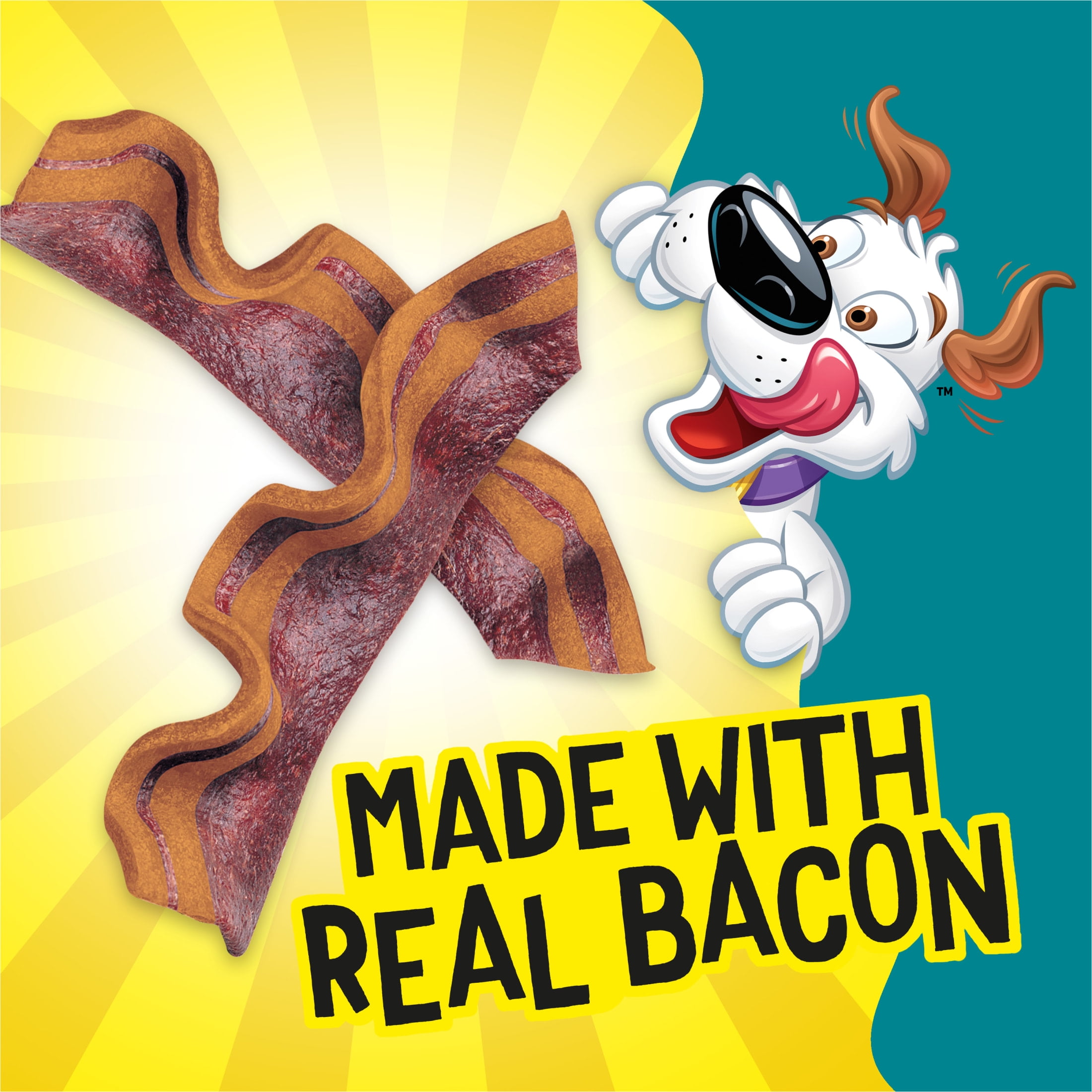 Purina Beggin’ Loaded Bacon and Cheese Fries Flavor Treats for Dogs, 25 oz Pouch