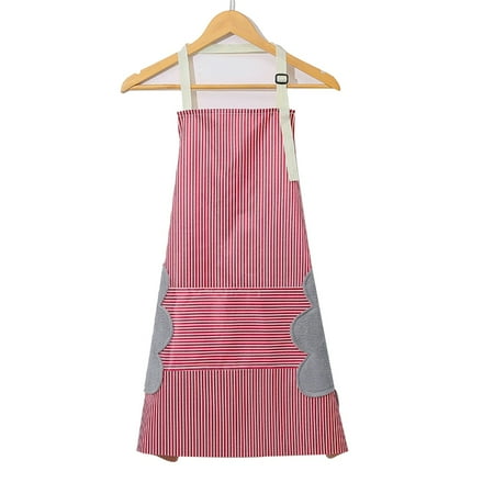 

GYMNASTIKA Apron Apron Greaseproof Anti-oil Adjustable Big Pocket Apron for Cooking