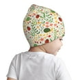 Coaee Ladybug And Wild Flowers for Baby Beanie Hat Newborn Toddler