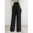 thumbnail image 5 of PRETTYGARDEN Womens Wide Leg Dress Pants Business Casual Flowy Work Palazzo Pants High Waisted Slacks Trousers, 5 of 9