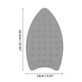 thumbnail image 3 of Unique Bargains 1 Pc Iron Rest Pad Durable Electric Iron Stand With Hanging Hole Iron Protector Mat Gray, 3 of 5