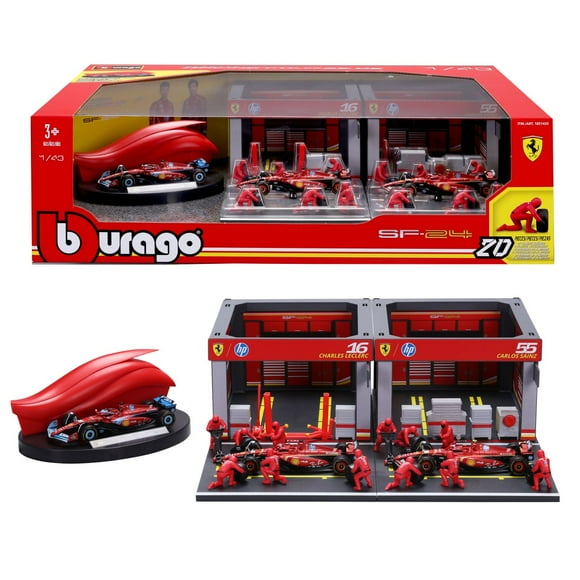 1:43 Paddock de Course Formule Ferrari