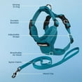 thumbnail image 5 of Voyager Step-In Lock Pet Harness - All Weather Mesh, Adjustable Step In Harness for Cats and Dogs by Best Pet Supplies - Turquoise, XXXS, 5 of 7