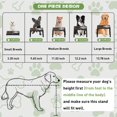 thumbnail image 6 of Stainless Steel Elevated Dog Bowls, Anti-Slip Raised Pet Feeder for Large Dogs, Adjustable Height Food And Water Bowls, 6 of 12