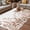 Orange, variant on Purple Spring Floral Outdoor Rug for Patio/Deck/Porch, Non-Slip Large Area Rug 5 x 8 Ft, Watercolor Elegant Pastoral Flowers Indoor Outdoor Rugs Washable Area Rugs, Camping Rug Carpet Runner