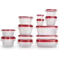 TakeAlongs Food Storage Containers, Set of 26, Red