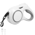 thumbnail image 3 of Retractable Dog Leash with LED Light 16ft Portable Retractable Walking Leash with Ergonomic Handle 600mAh Rechargeable LED Lighted Dog Leash Retractable Leash for Small Medium Dogs Pets Up to 30kg, 3 of 11